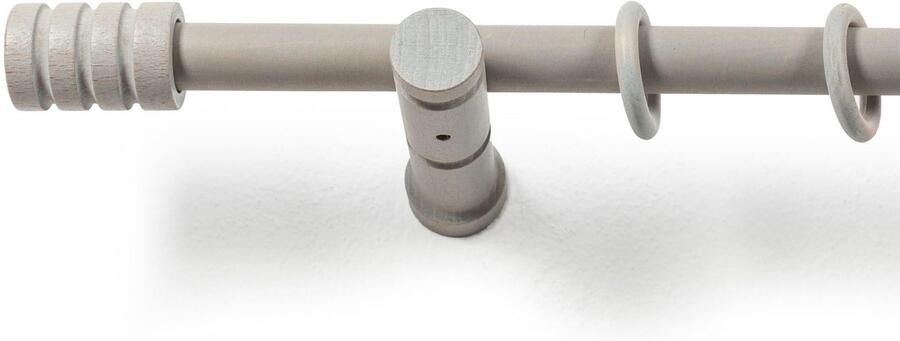 SN DECO GROUP Gordijnroede Pisa 28 mm hout verschillende lengtes en kleuren compleet set (1 stuk) - Foto 3
