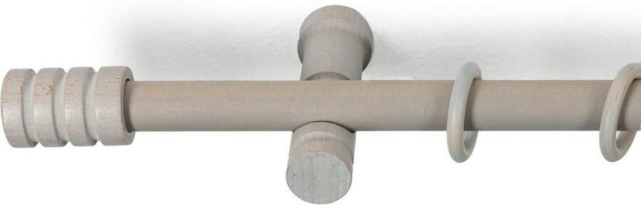 SN DECO GROUP Gordijnroede Pisa 28 mm hout verschillende lengtes en kleuren compleet set (1 stuk) - Foto 4