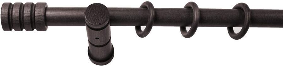 SN DECO GROUP Gordijnroede Pisa 28 mm hout verschillende lengtes en kleuren compleet set (1 stuk) - Foto 3