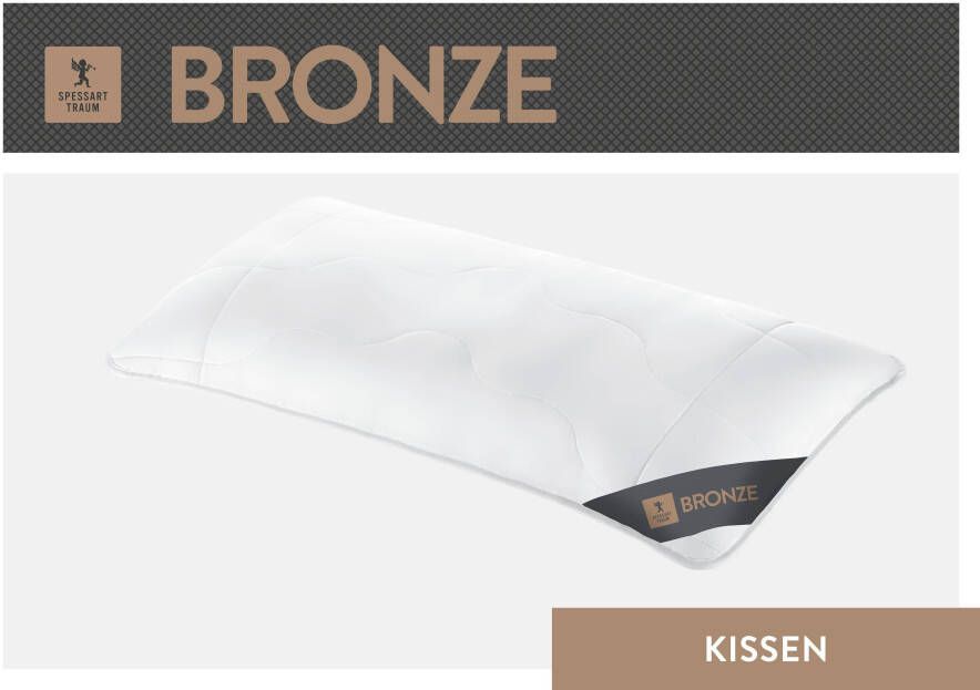 SPESSARTTRAUM Katoenen kussen Brons geproduceerd in duitsland geschikt voor mensen met allergieën