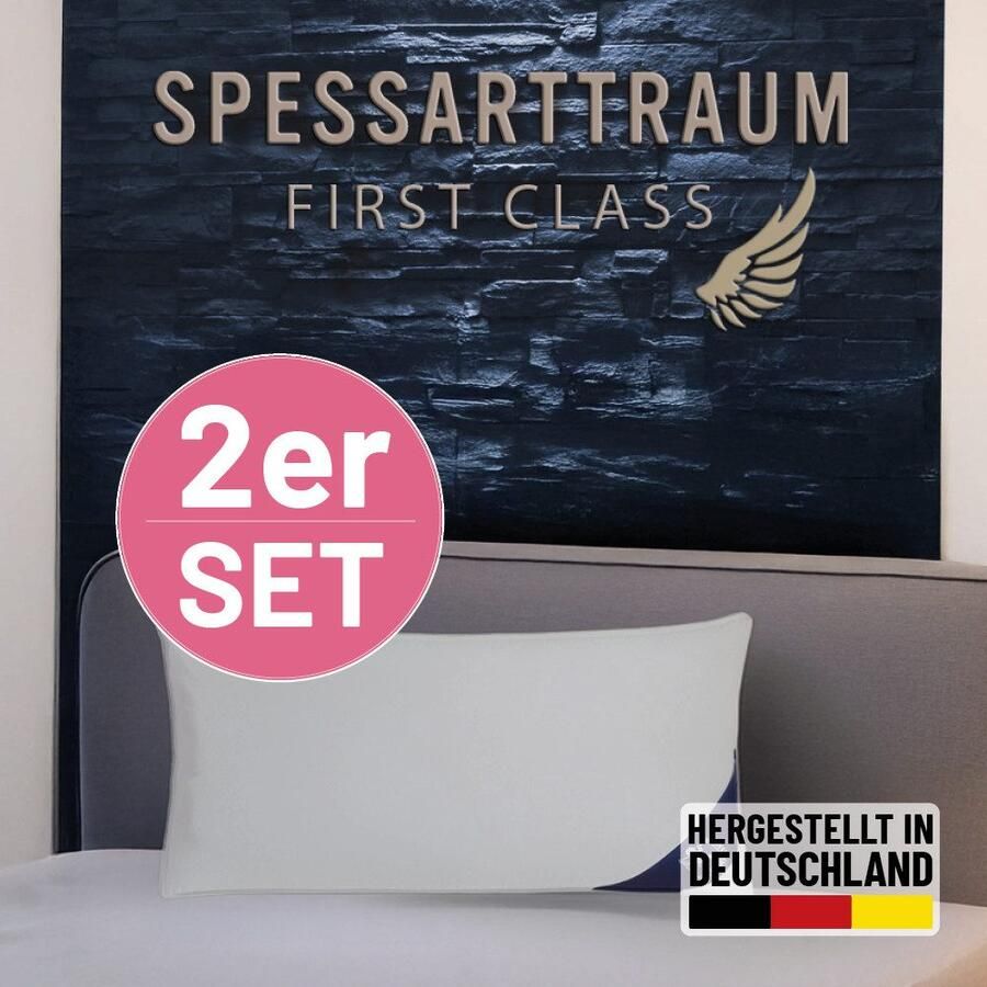 SPESSARTTRAUM Verenhoofdkussen FIRST CLASS enkel kussen of duopack! gemaakt in duitsland allergievriendelijk set goedkoper