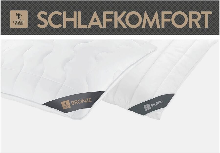 SPESSARTTRAUM Katoenen kussen Zilverkleur geproduceerd in duitsland geschikt voor mensen met allergieën - Foto 5