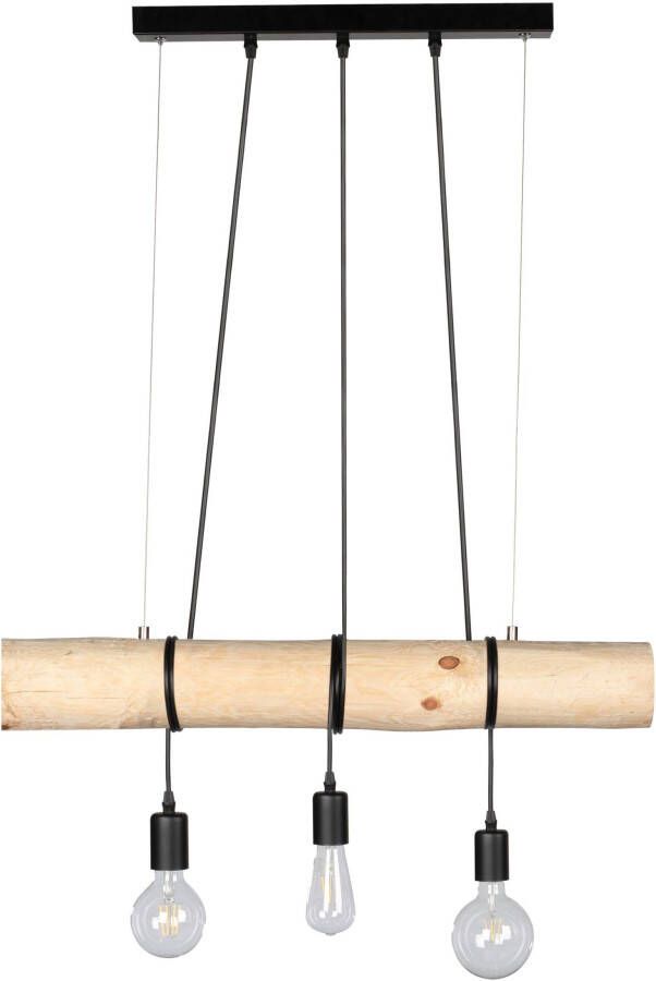 SPOT Light Hanglamp TRABO Hanglamp met massief houten balken ø 8-12 cm natuurproduct in te korten - Foto 3
