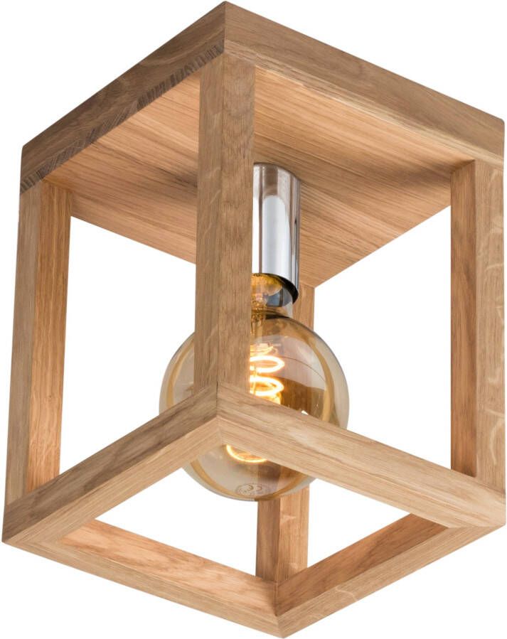 SPOT Light Plafondlamp KAGO Natuurproduct van eikenhout duurzaam met FSC -certificaat