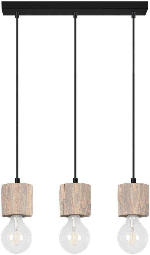 SPOT Light Plafondlampen PINO Hanglamp natuurproduct van massief hout duurzaam kabel in te korten - Foto 3