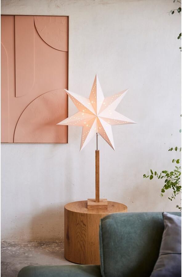 STAR TRADING Staande lamp Ster Ruit Tafellamp kerstster decoratieve ster 7-puntig kerstdecoratie (2 stuks) - Foto 7