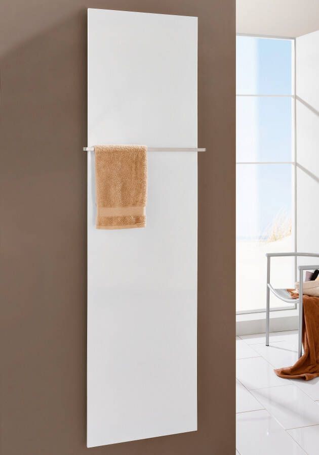 SZ Metall Radiator Mirror Steel 18 met handdoekhouder