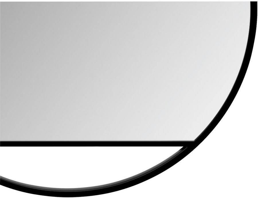 Talos Led-lichtspiegel rond met indirecte ledverlichting in matzwart ø 80 cm - Foto 3