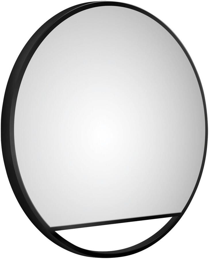 Talos Led-lichtspiegel rond met indirecte ledverlichting in matzwart ø 80 cm - Foto 3