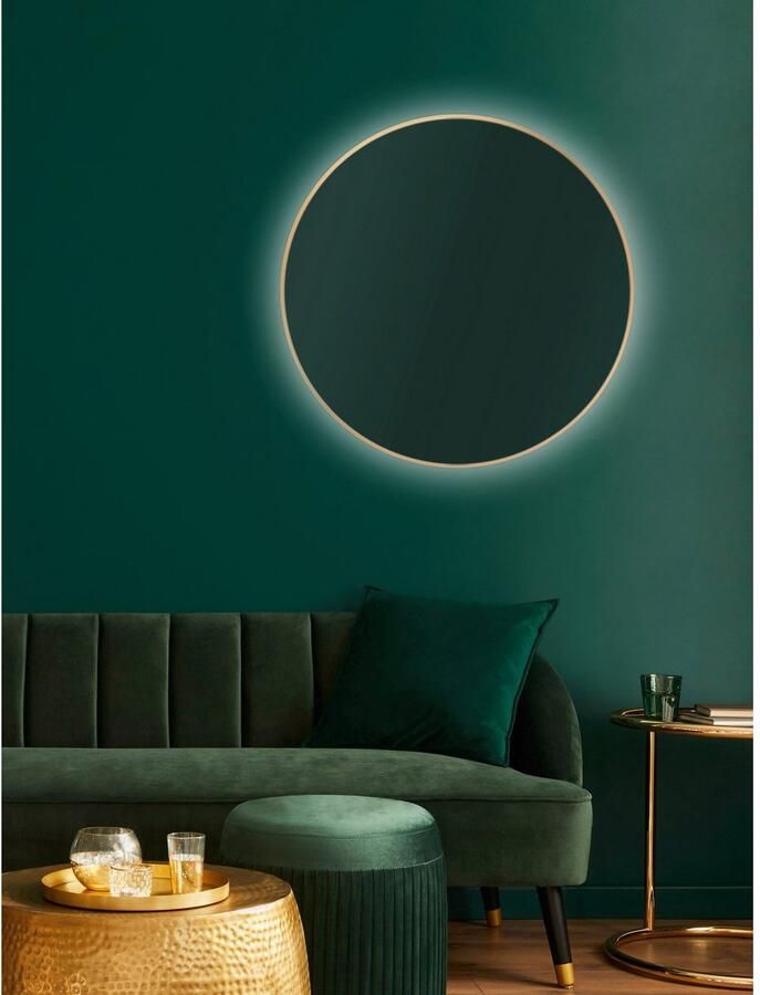 Talos Led-lichtspiegel rond met indirecte ledverlichting mat ø 80 cm - Foto 4