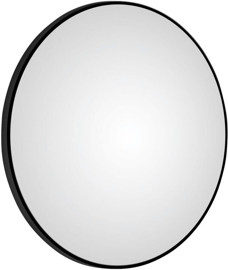 Talos Wandspiegel decoratieve ronde spiegel met aluminiumframe ø 120 cm