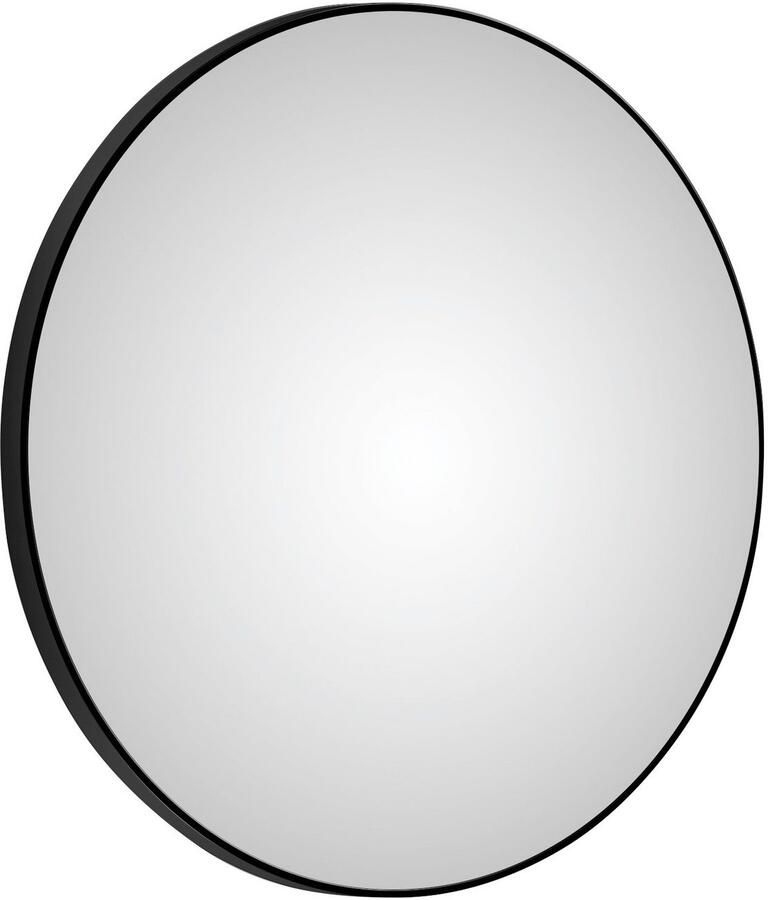 Talos Wandspiegel decoratieve ronde spiegel met aluminiumframe ø 120 cm