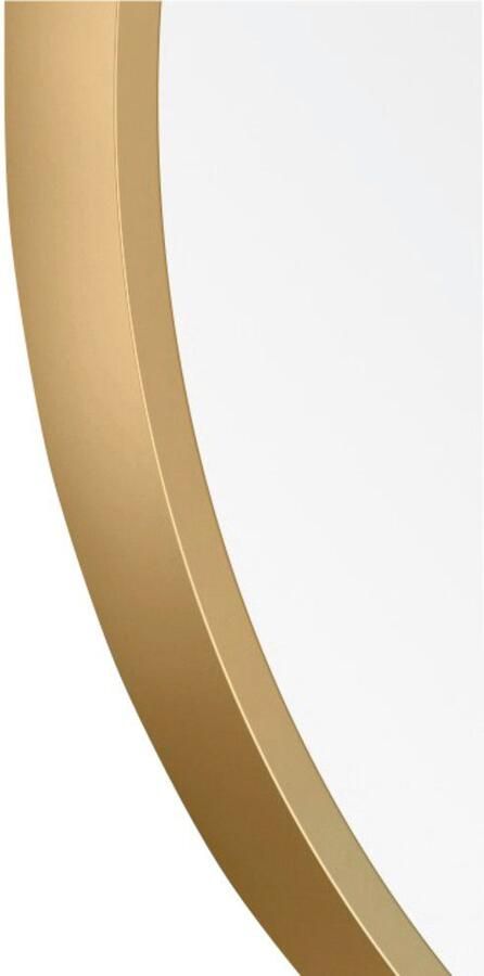 Talos Wandspiegel decoratieve ronde spiegel met aluminiumframe ø 50 cm - Foto 6