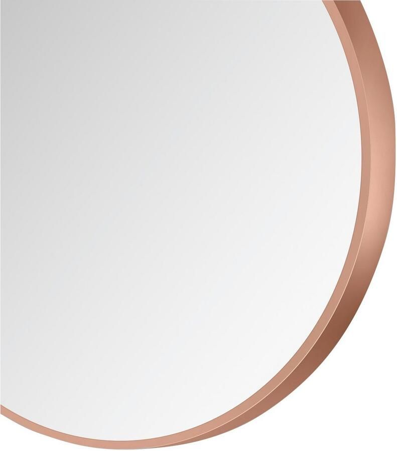 Talos Wandspiegel decoratieve ronde spiegel met aluminiumframe ø 80 cm - Foto 5