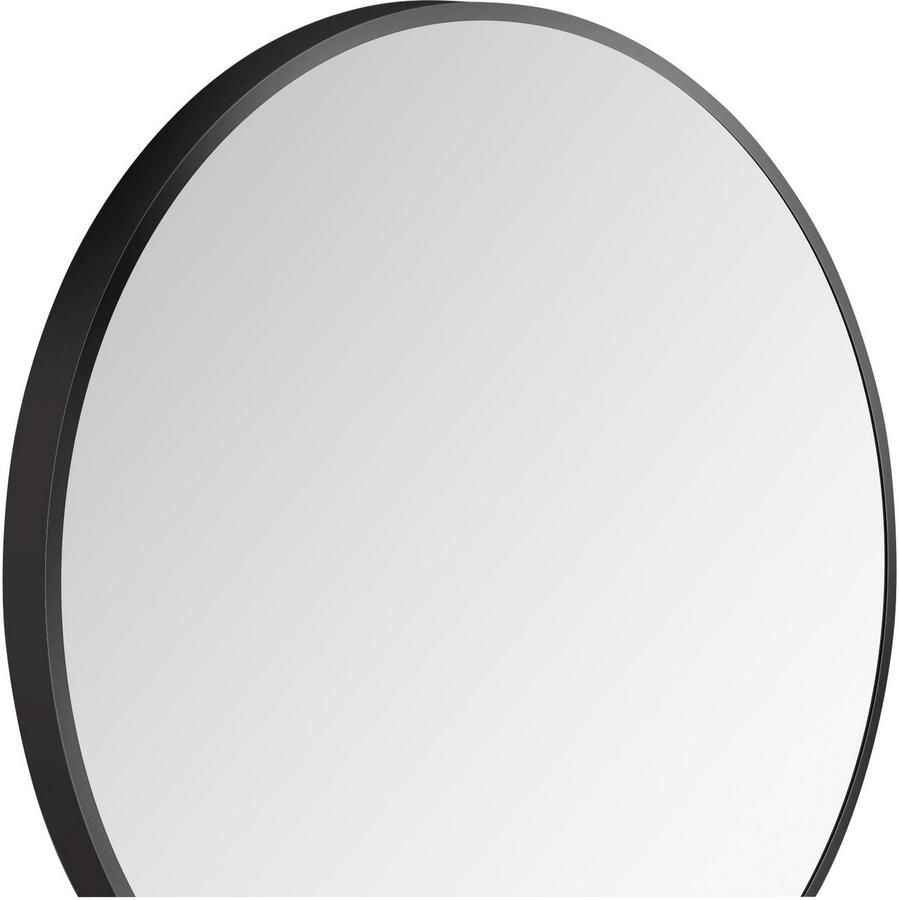 Talos Wandspiegel decoratieve ronde spiegel met aluminiumframe ø 80 cm