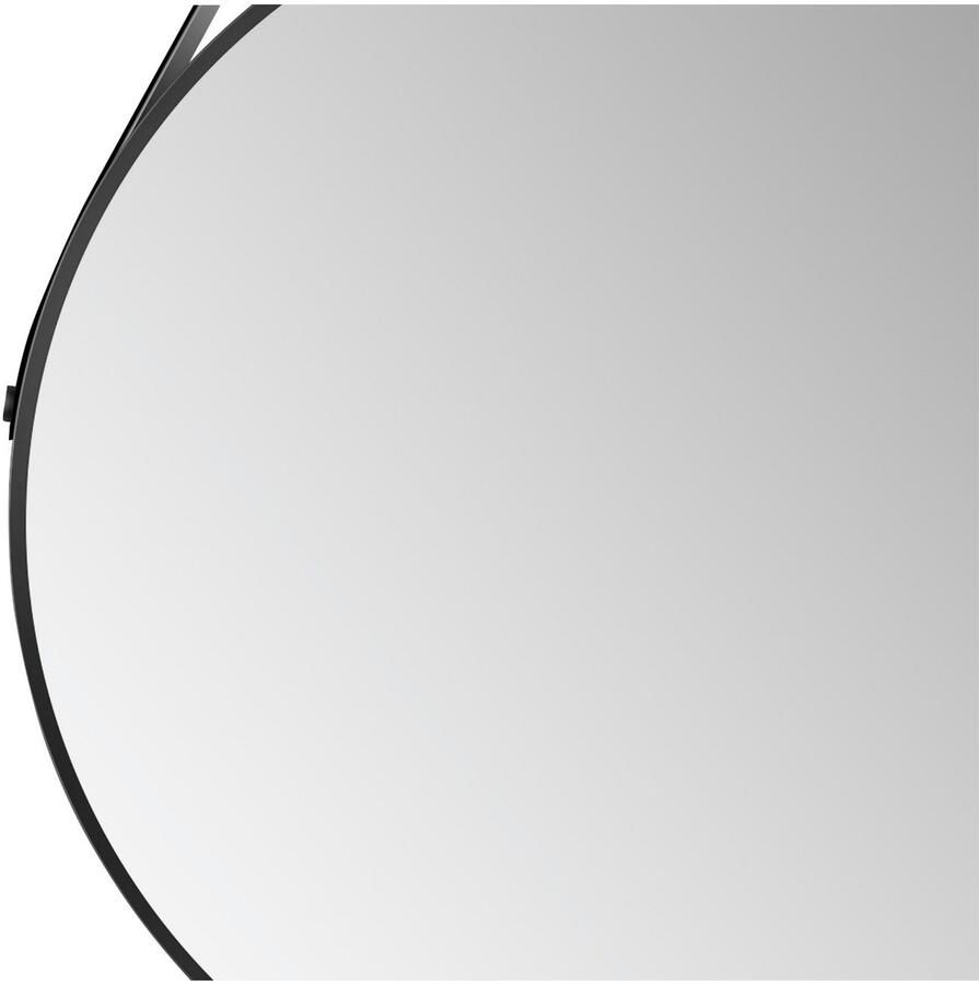 Talos Wandspiegel decoratieve ronde spiegel met aluminiumframe ø 80 cm - Foto 2