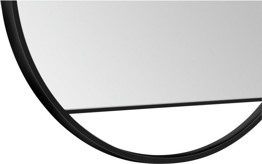 Talos Wandspiegel decoratieve ronde spiegel met aluminiumframe ø 80 cm - Foto 6