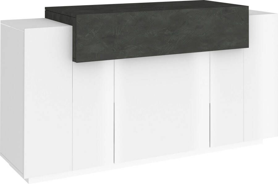 INOSIGN Kast Coro Kommode Schrank Kredenz grifflos Breedte 140 cm hoogglansfronten - Foto 7