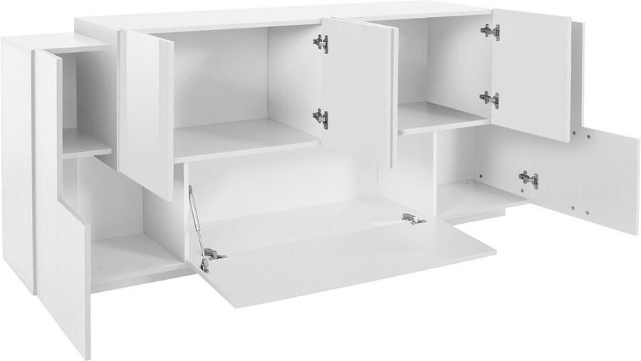 Tecnos Dressoir Coro commode kast buffet greeploos met legplanken - Foto 2