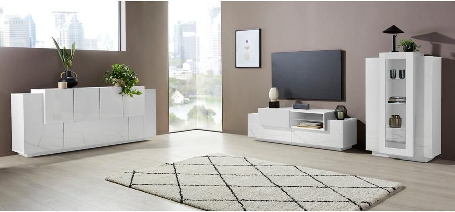 Tecnos Dressoir Coro commode kast buffet greeploos met legplanken - Foto 4