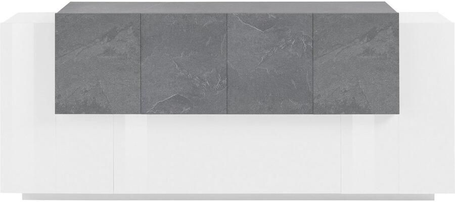 Tecnos Dressoir Coro commode kast buffet greeploos met legplanken - Foto 5