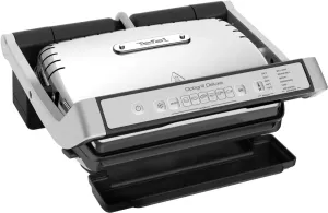 Tefal Contactgrill GC707D OptiGrill Deluxe 6 programma s ontdooifunctie 5 gaarstanden vaatwasserbestendige bladen