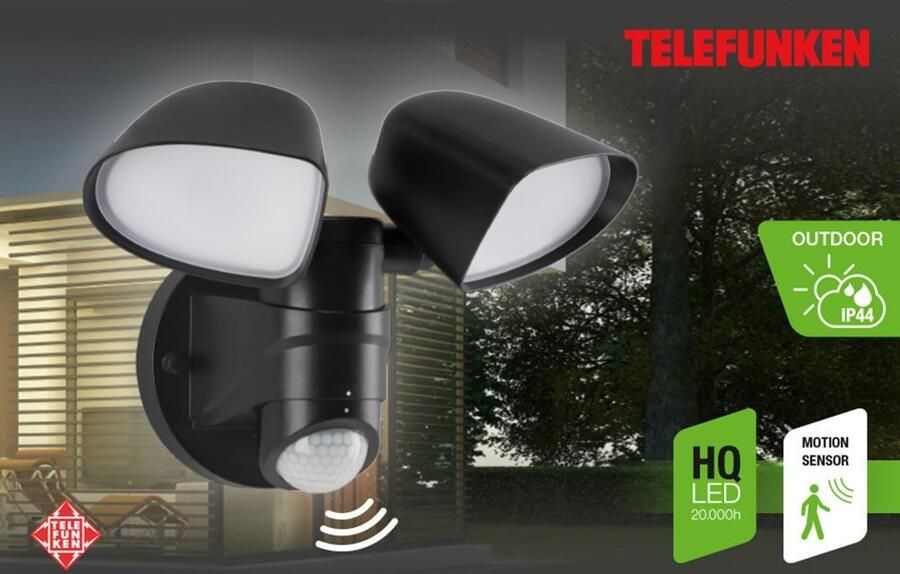 Telefunken Led-wandlamp voor buiten Bilbao