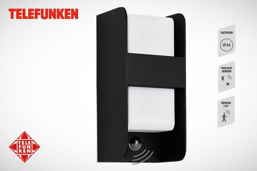Telefunken Led-wandlamp voor buiten BOXI MOVE