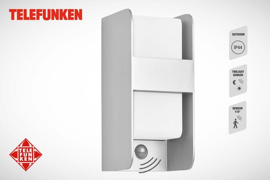 Telefunken Led-wandlamp voor buiten BOXI MOVE