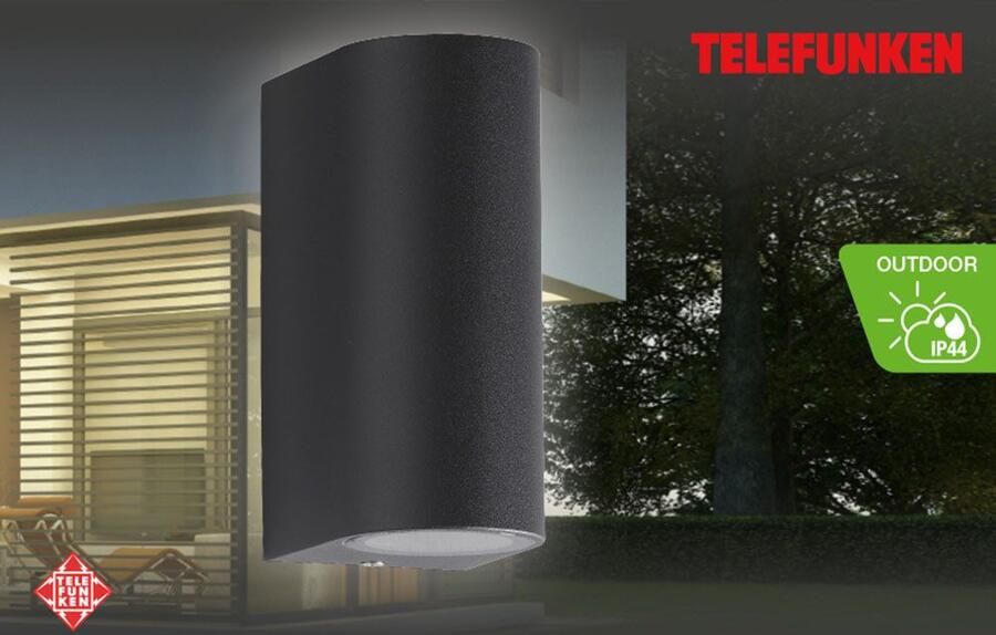Telefunken Led-wandlamp voor buiten Carpi