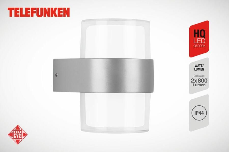 Telefunken Led-wandlamp voor buiten CLUDU