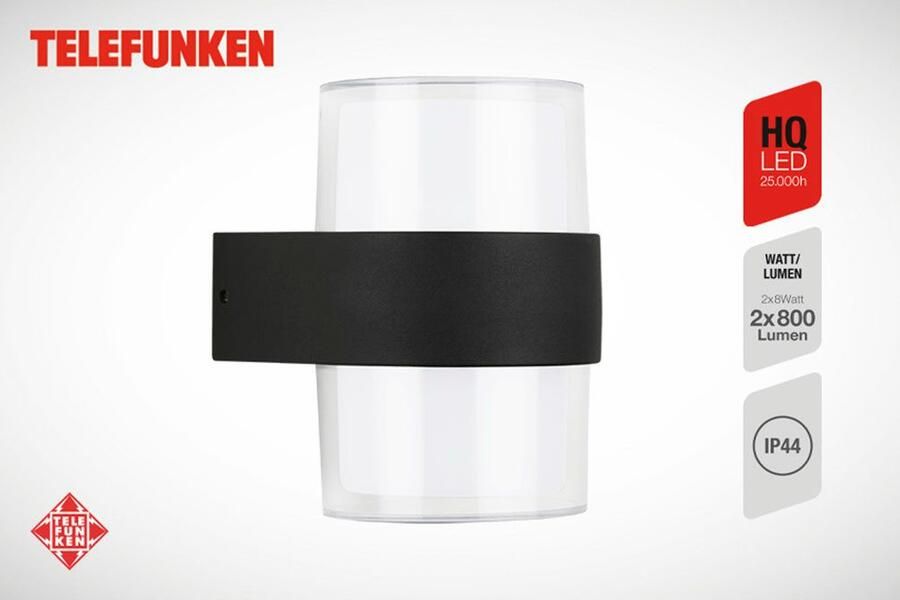 Telefunken Led-wandlamp voor buiten CLUDU
