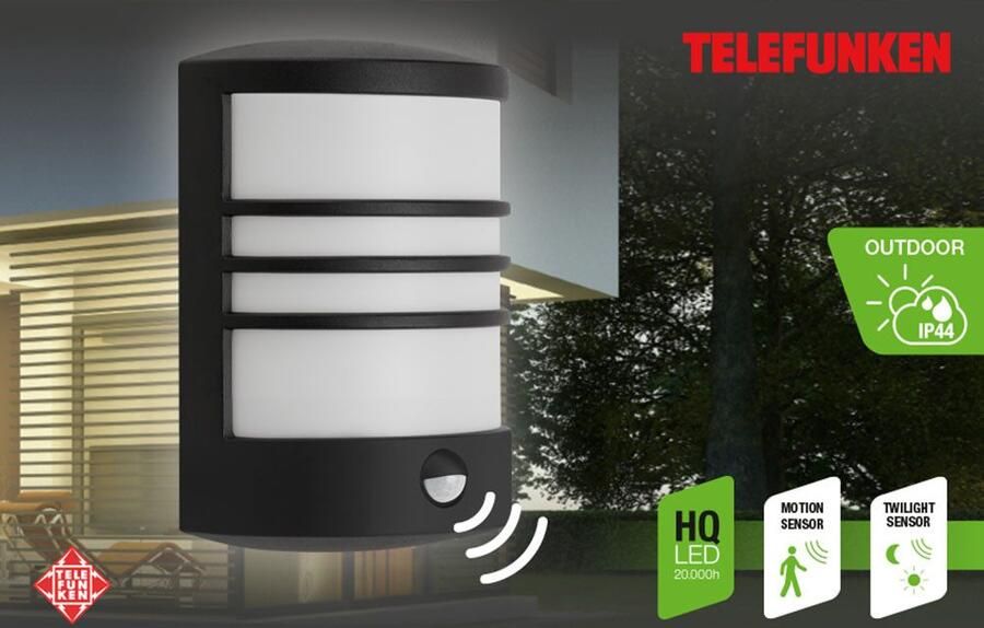 Telefunken Led-wandlamp voor buiten Toledo