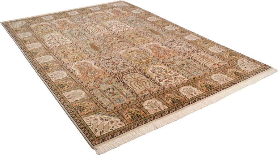 THEKO Oosters tapijt Baktyari K met de hand geknoopt materiaal: 80% wol 20% zijde met franje - Foto 4