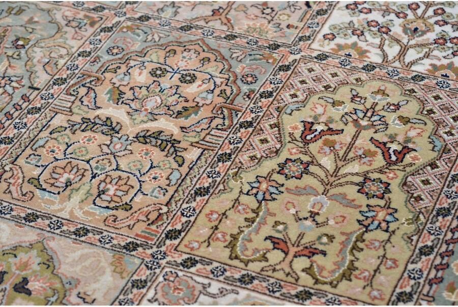 THEKO Oosters tapijt Baktyari K met de hand geknoopt materiaal: 80% wol 20% zijde met franje - Foto 3