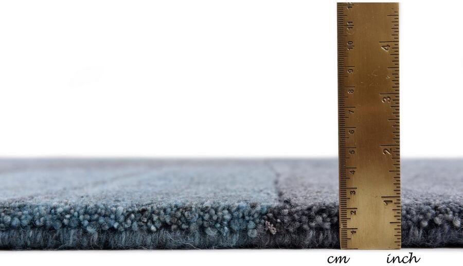 THEKO Wollen kleed Dalas 7709 zuivere wol met de hand geknoopt patchworkdesign - Foto 6