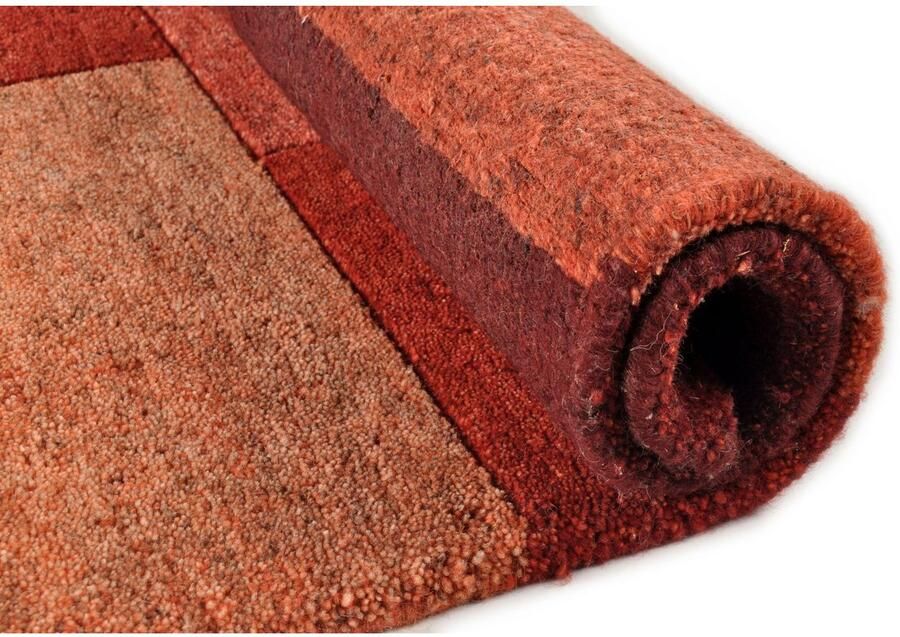 THEKO Wollen kleed Dalas 7709 zuivere wol met de hand geknoopt patchworkdesign - Foto 2