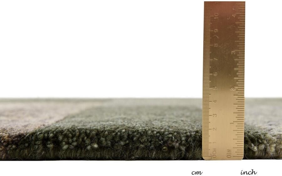 THEKO Wollen kleed Dalas 7709 zuivere wol met de hand geknoopt patchworkdesign - Foto 6