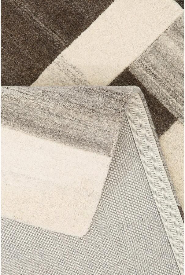 THEKO Wollen kleed Lola wol handgemaakt patchwork ontwerp handgetufted - Foto 5