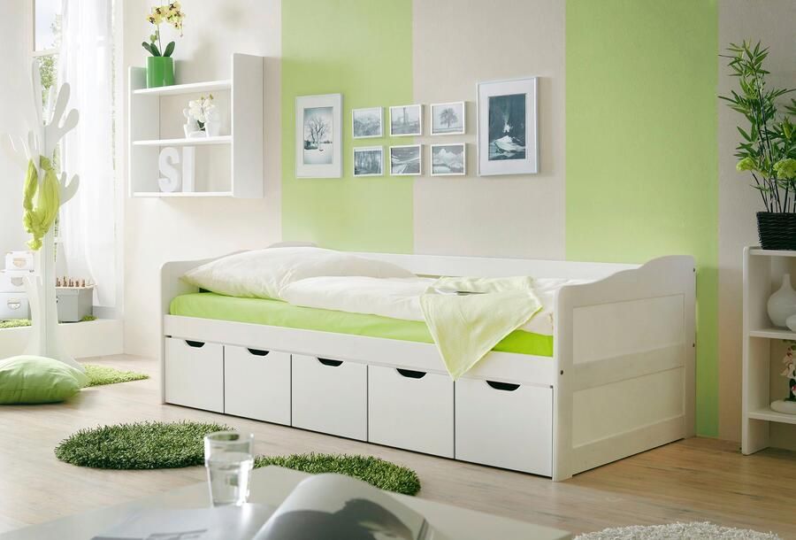 Ticaa Functioneel ledikant Maria met 5 laden naar keuze met matras - Foto 2