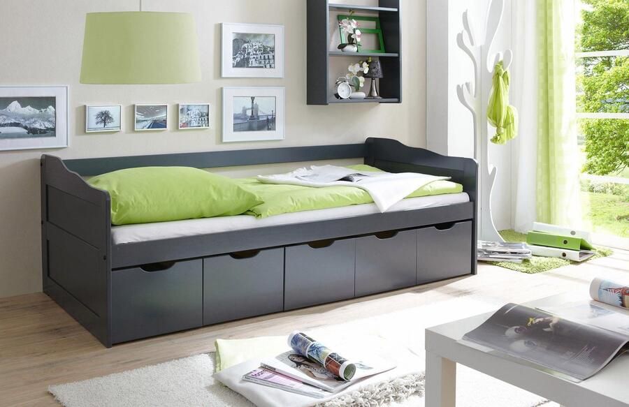 Ticaa Functioneel ledikant Maria met 5 laden naar keuze met matras