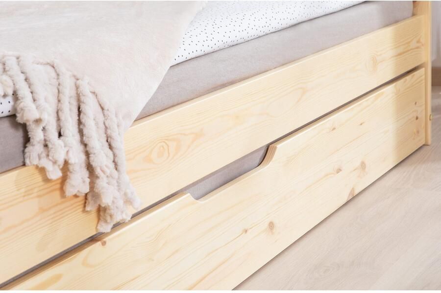 Ticaa Functioneel ledikant Melinda dagbed jeugdbed 2 slaapplaatsen lade op wielen - Foto 2