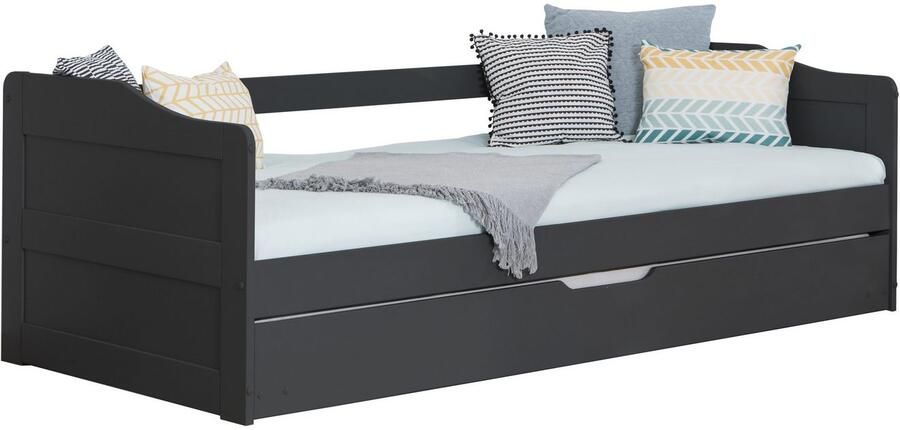 Ticaa Functioneel ledikant Melinda dagbed jeugdbed 2 slaapplaatsen lade op wielen - Foto 3