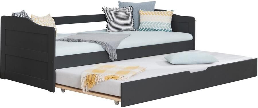 Ticaa Functioneel ledikant Melinda dagbed jeugdbed 2 slaapplaatsen lade op wielen - Foto 4