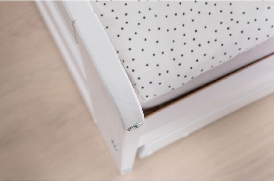 Ticaa Functioneel ledikant Melinda dagbed jeugdbed 2 slaapplaatsen lade op wielen - Foto 7