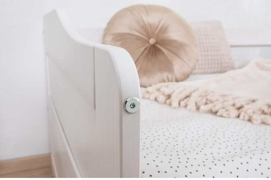 Ticaa Functioneel ledikant Melinda dagbed jeugdbed 2 slaapplaatsen lade op wielen