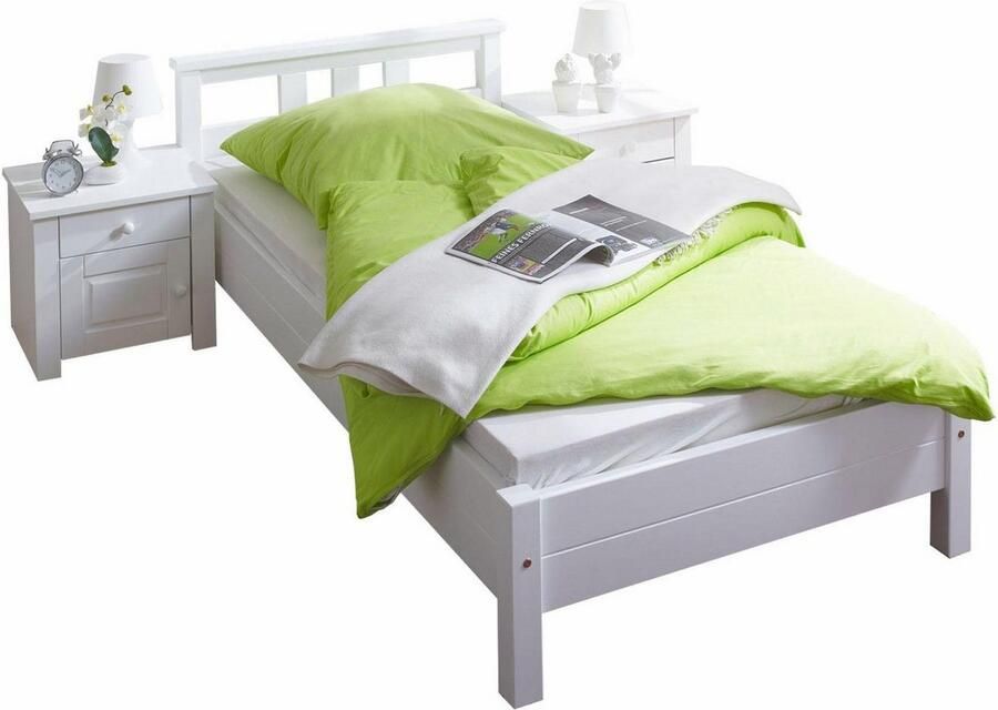 Ticaa Futonbed Merci Eenpersoonsbed van massief pijnhout incl. lattenbodem - Foto 2