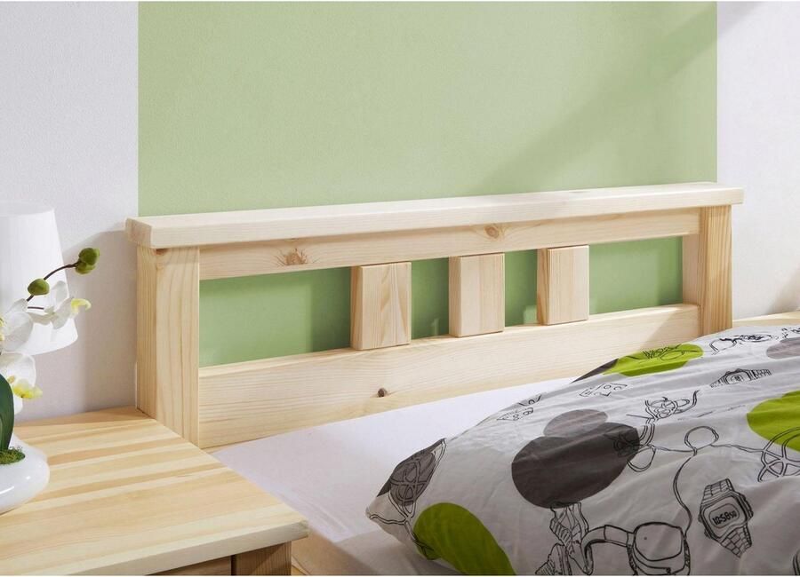 Ticaa Futonbed Merci Eenpersoonsbed van massief pijnhout incl. lattenbodem