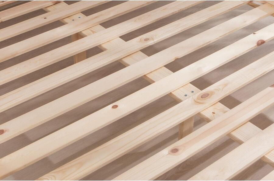 Ticaa Futonbed Merci Eenpersoonsbed van massief pijnhout incl. lattenbodem - Foto 12