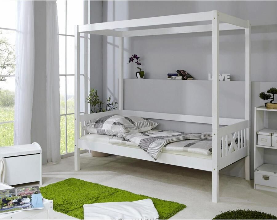 Ticaa Hemelbed Lino in diverse breedten grenen - Foto 2